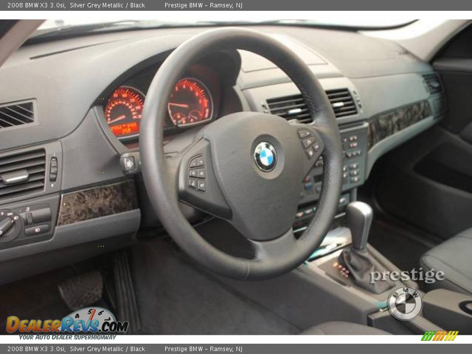 2008 BMW X3 3.0si Silver Grey Metallic / Black Photo #8