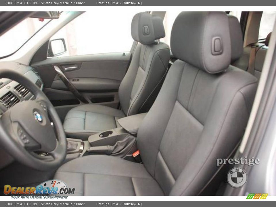2008 BMW X3 3.0si Silver Grey Metallic / Black Photo #9