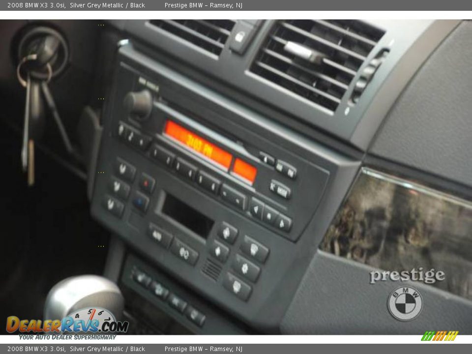 2008 BMW X3 3.0si Silver Grey Metallic / Black Photo #12