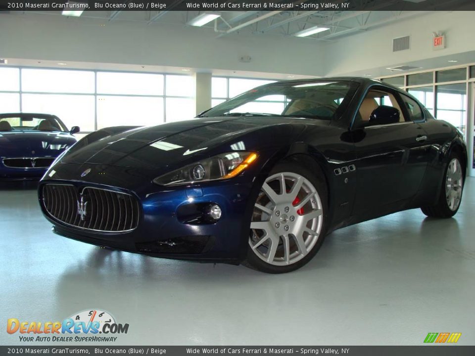 2010 Maserati GranTurismo Blu Oceano (Blue) / Beige Photo #1
