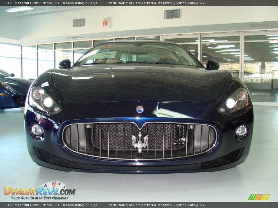 2010 Maserati GranTurismo Blu Oceano (Blue) / Beige Photo #2
