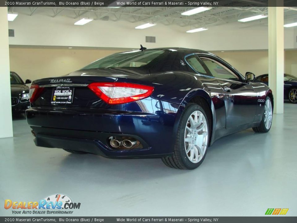 2010 Maserati GranTurismo Blu Oceano (Blue) / Beige Photo #5