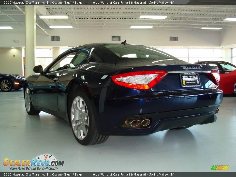 2010 Maserati GranTurismo Blu Oceano (Blue) / Beige Photo #7