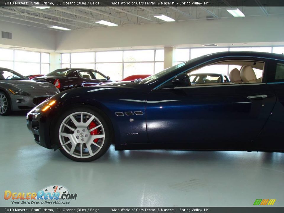 2010 Maserati GranTurismo Blu Oceano (Blue) / Beige Photo #9