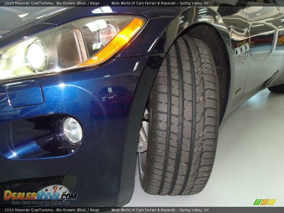 2010 Maserati GranTurismo Blu Oceano (Blue) / Beige Photo #12