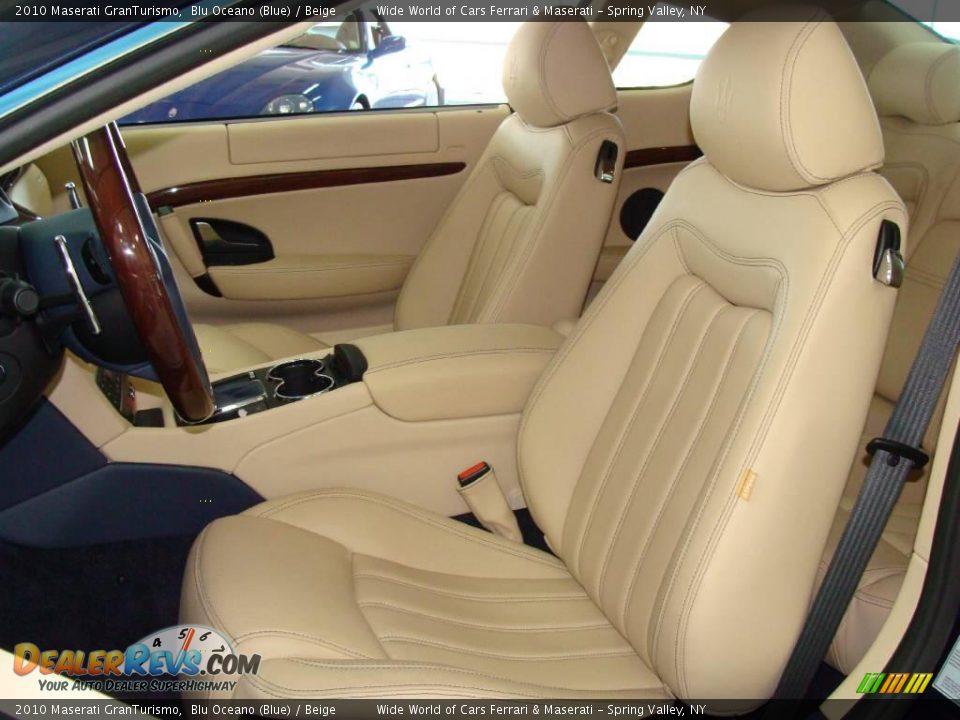 2010 Maserati GranTurismo Blu Oceano (Blue) / Beige Photo #15