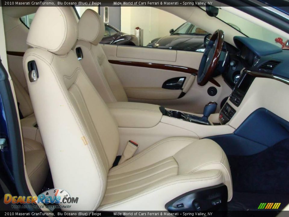 2010 Maserati GranTurismo Blu Oceano (Blue) / Beige Photo #16