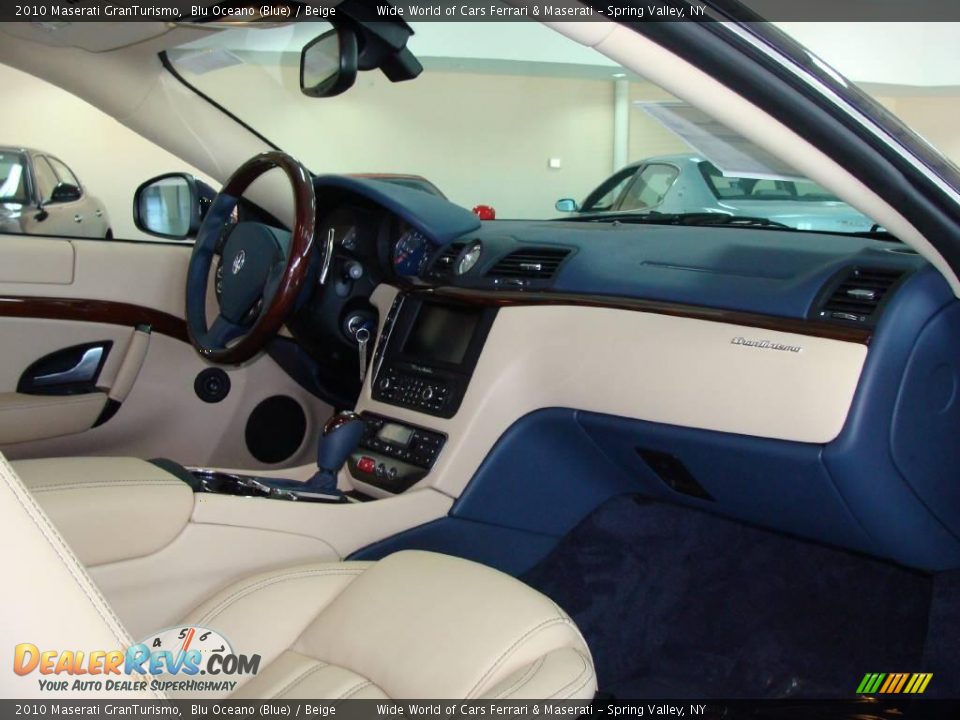 2010 Maserati GranTurismo Blu Oceano (Blue) / Beige Photo #17
