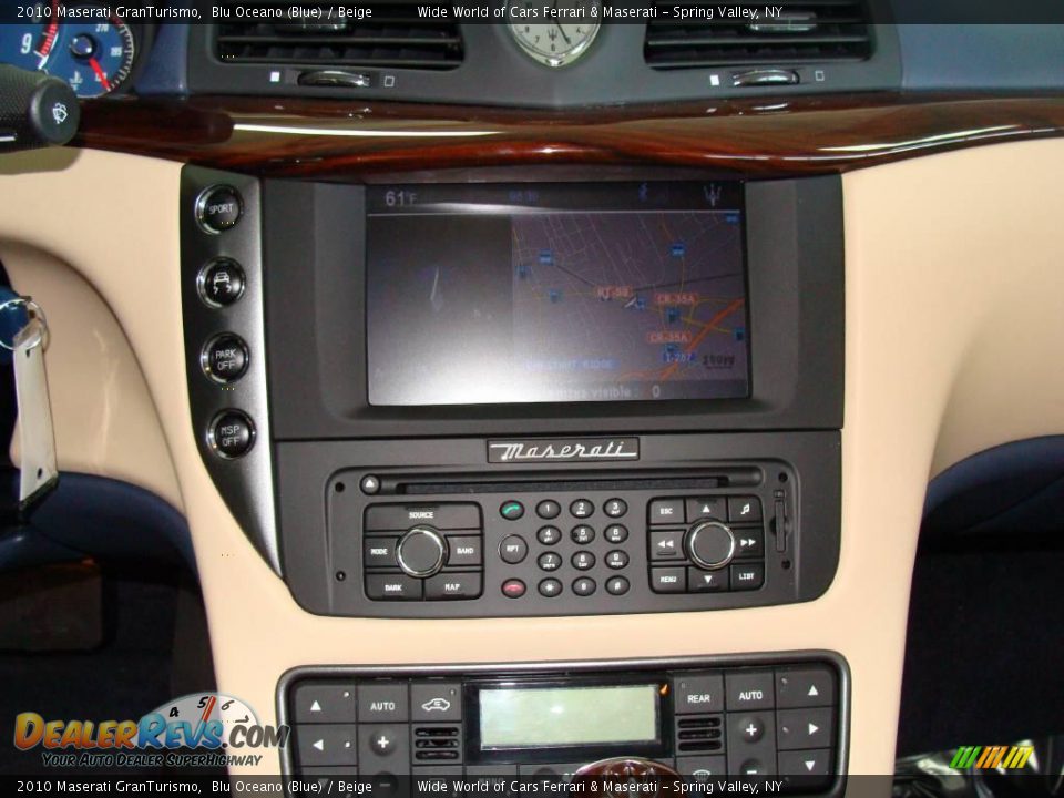 2010 Maserati GranTurismo Blu Oceano (Blue) / Beige Photo #20