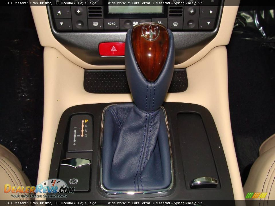 2010 Maserati GranTurismo Blu Oceano (Blue) / Beige Photo #22