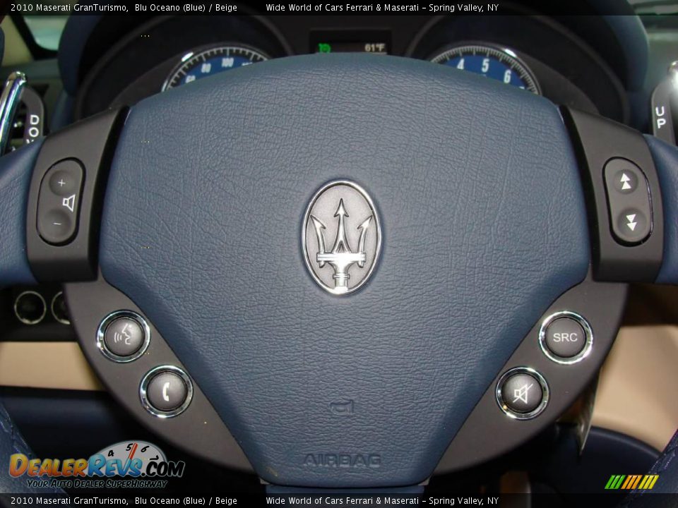 2010 Maserati GranTurismo Blu Oceano (Blue) / Beige Photo #23