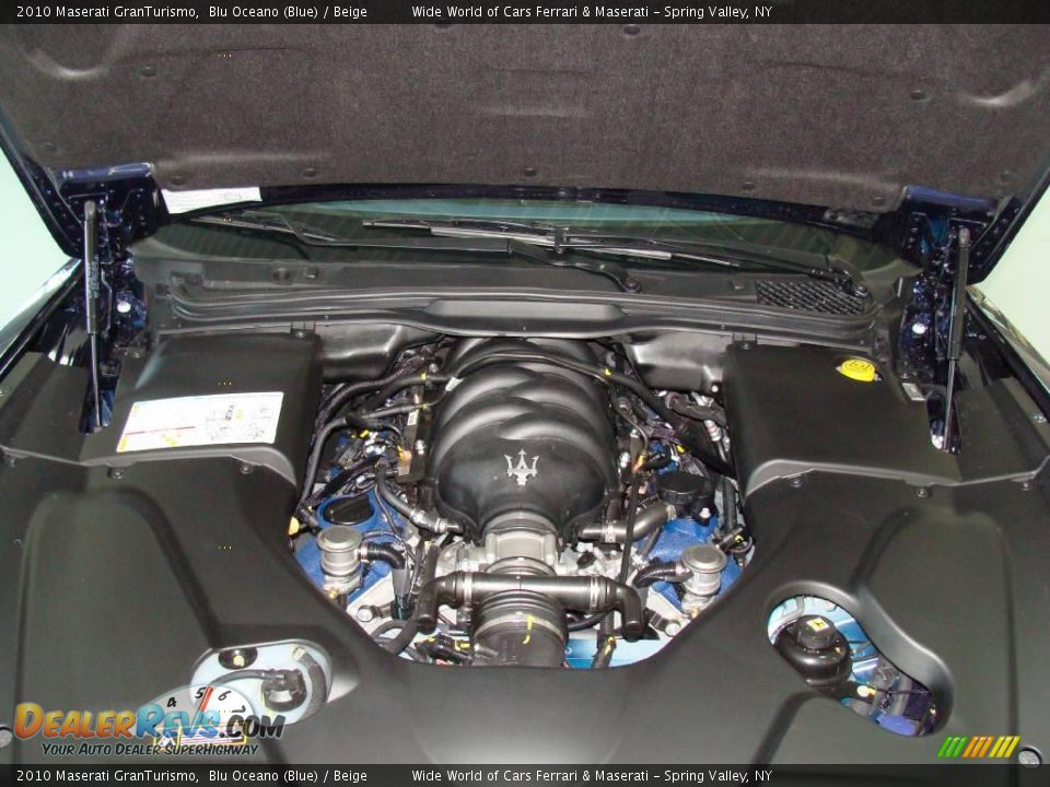 2010 Maserati GranTurismo Blu Oceano (Blue) / Beige Photo #25