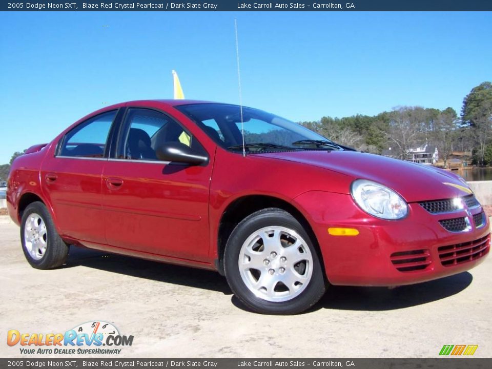 2005 Dodge Neon SXT Blaze Red Crystal Pearlcoat / Dark Slate Gray Photo #1