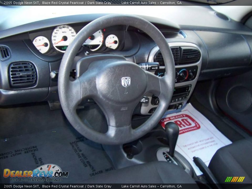 2005 Dodge Neon SXT Blaze Red Crystal Pearlcoat / Dark Slate Gray Photo #13