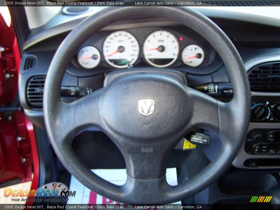 2005 Dodge Neon SXT Blaze Red Crystal Pearlcoat / Dark Slate Gray Photo #14