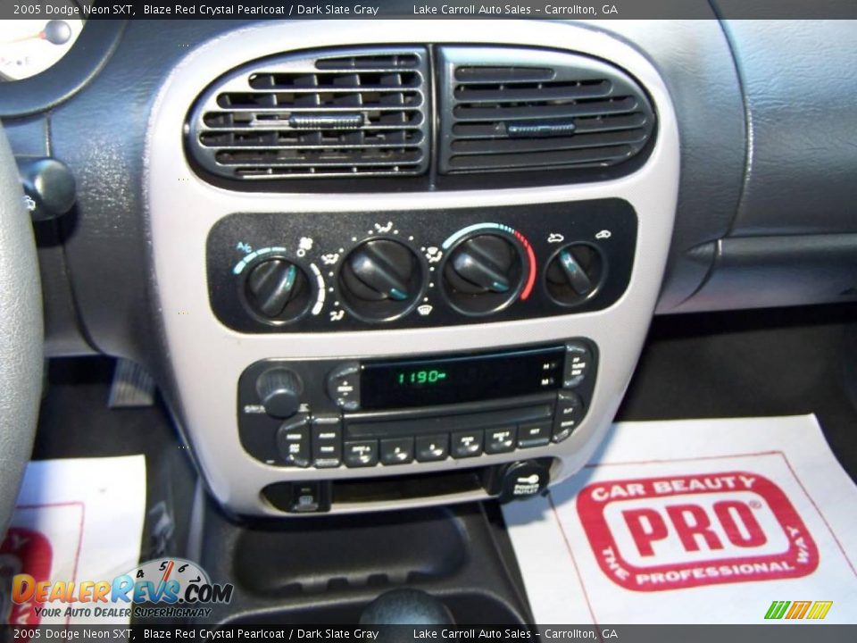 2005 Dodge Neon SXT Blaze Red Crystal Pearlcoat / Dark Slate Gray Photo #17