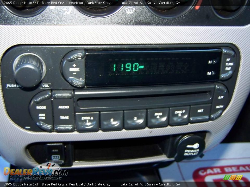 2005 Dodge Neon SXT Blaze Red Crystal Pearlcoat / Dark Slate Gray Photo #18