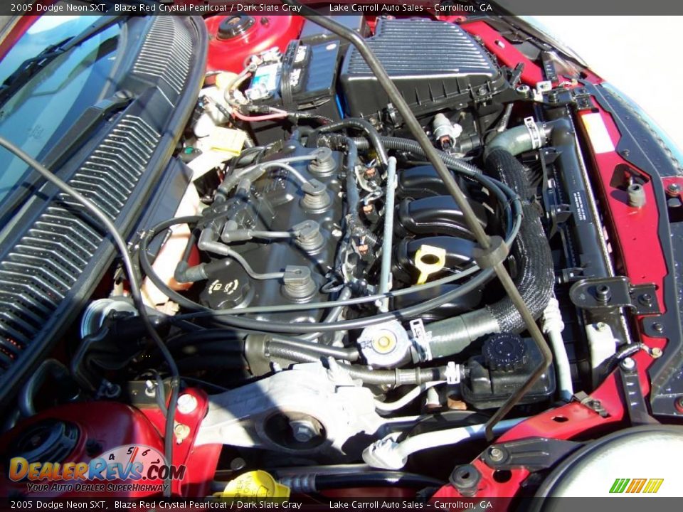 2005 Dodge Neon SXT Blaze Red Crystal Pearlcoat / Dark Slate Gray Photo #32