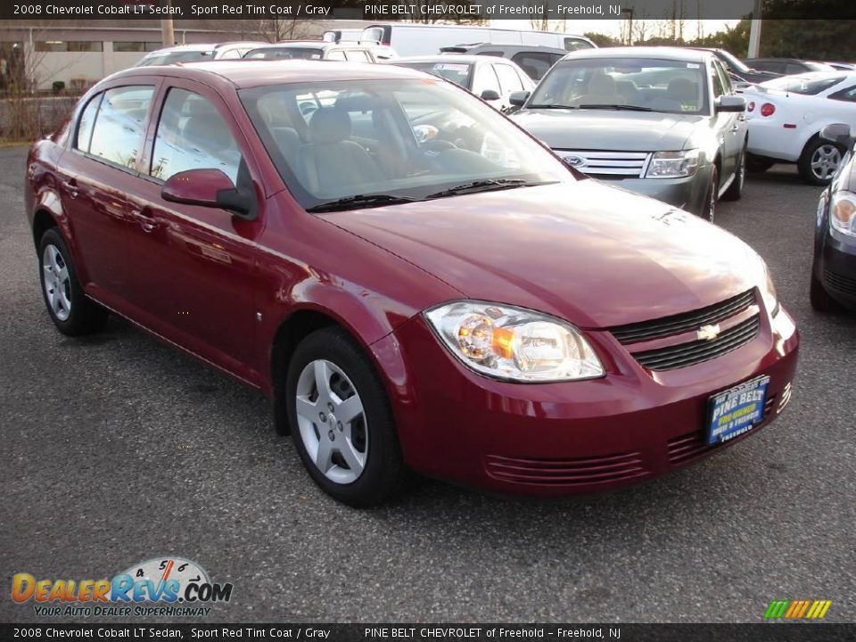 2008 Chevrolet Cobalt LT Sedan Sport Red Tint Coat / Gray Photo #3