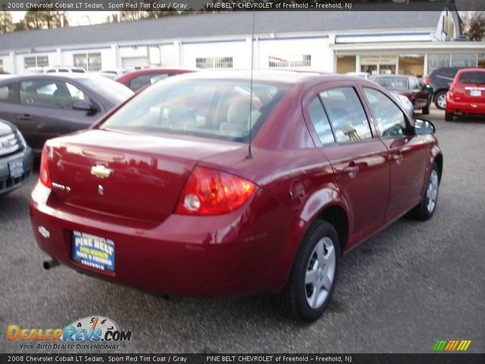 2008 Chevrolet Cobalt LT Sedan Sport Red Tint Coat / Gray Photo #5