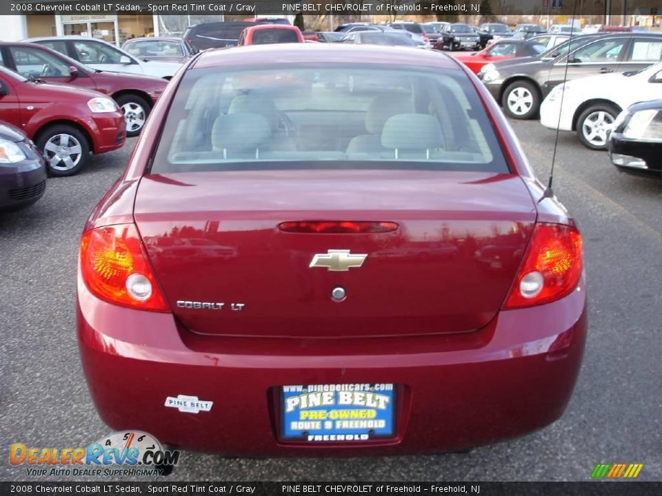 2008 Chevrolet Cobalt LT Sedan Sport Red Tint Coat / Gray Photo #6