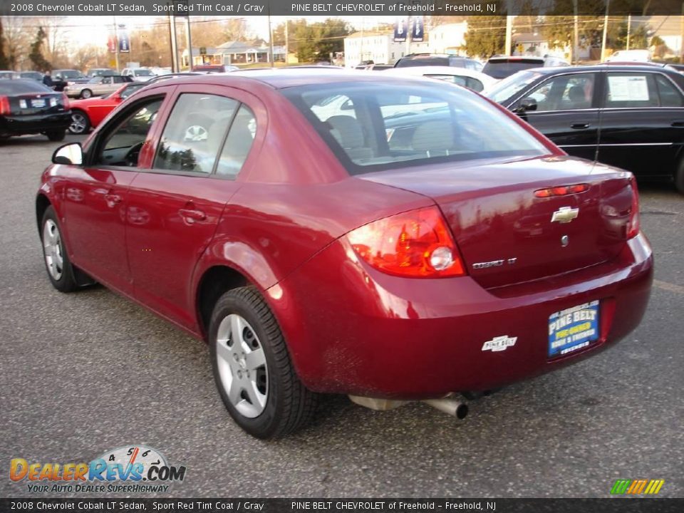 2008 Chevrolet Cobalt LT Sedan Sport Red Tint Coat / Gray Photo #7