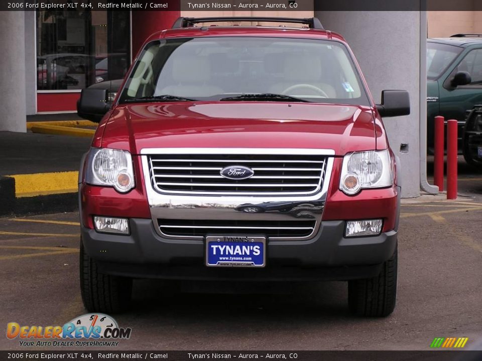 2006 Ford Explorer XLT 4x4 Redfire Metallic / Camel Photo #2