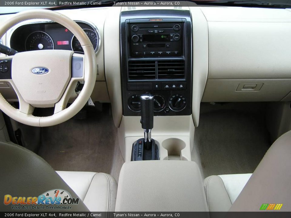 2006 Ford Explorer XLT 4x4 Redfire Metallic / Camel Photo #9
