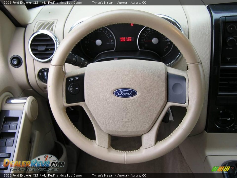 2006 Ford Explorer XLT 4x4 Redfire Metallic / Camel Photo #10
