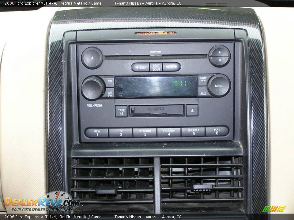 2006 Ford Explorer XLT 4x4 Redfire Metallic / Camel Photo #11