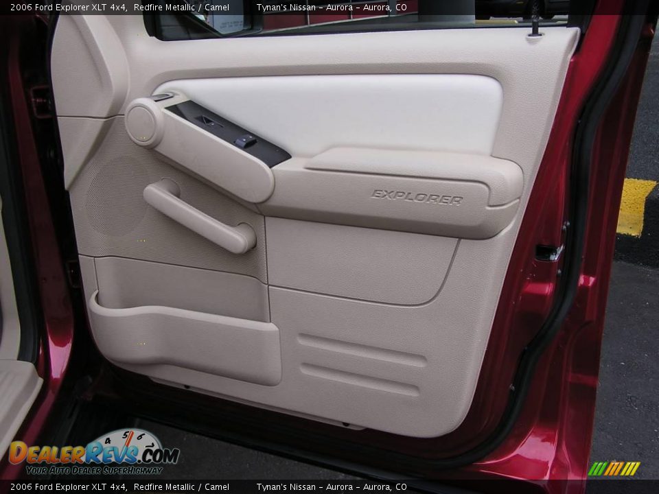 2006 Ford Explorer XLT 4x4 Redfire Metallic / Camel Photo #15