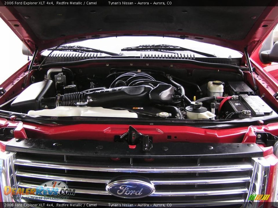 2006 Ford Explorer XLT 4x4 Redfire Metallic / Camel Photo #16