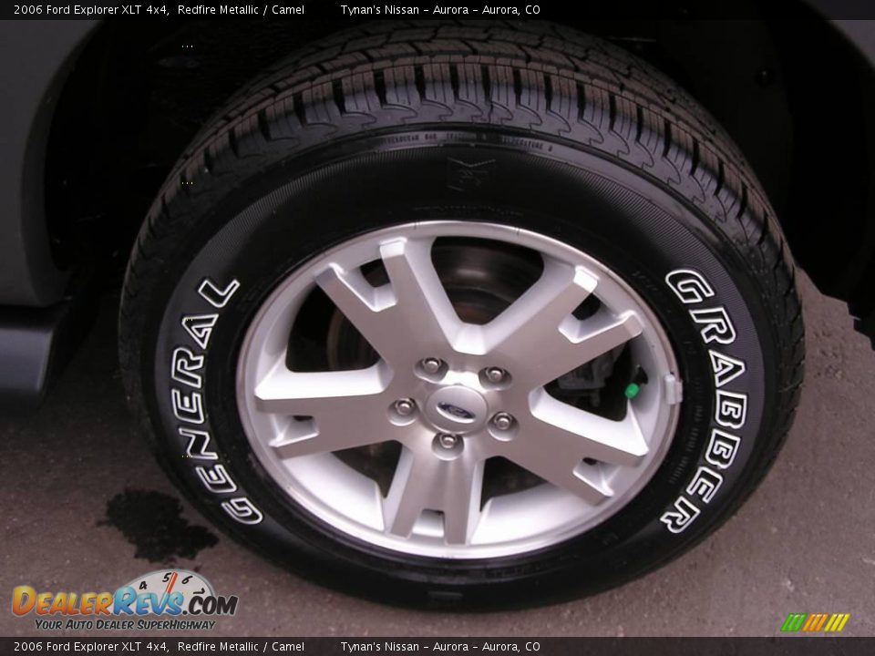 2006 Ford Explorer XLT 4x4 Redfire Metallic / Camel Photo #19