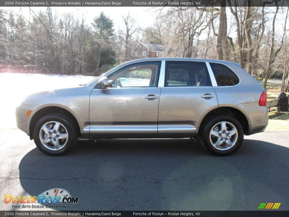 2006 Porsche Cayenne S Prosecco Metallic / Havanna/Sand Beige Photo #3