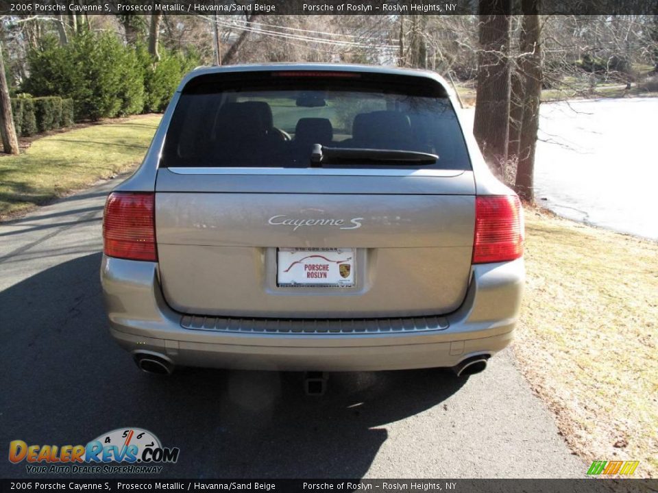 2006 Porsche Cayenne S Prosecco Metallic / Havanna/Sand Beige Photo #5