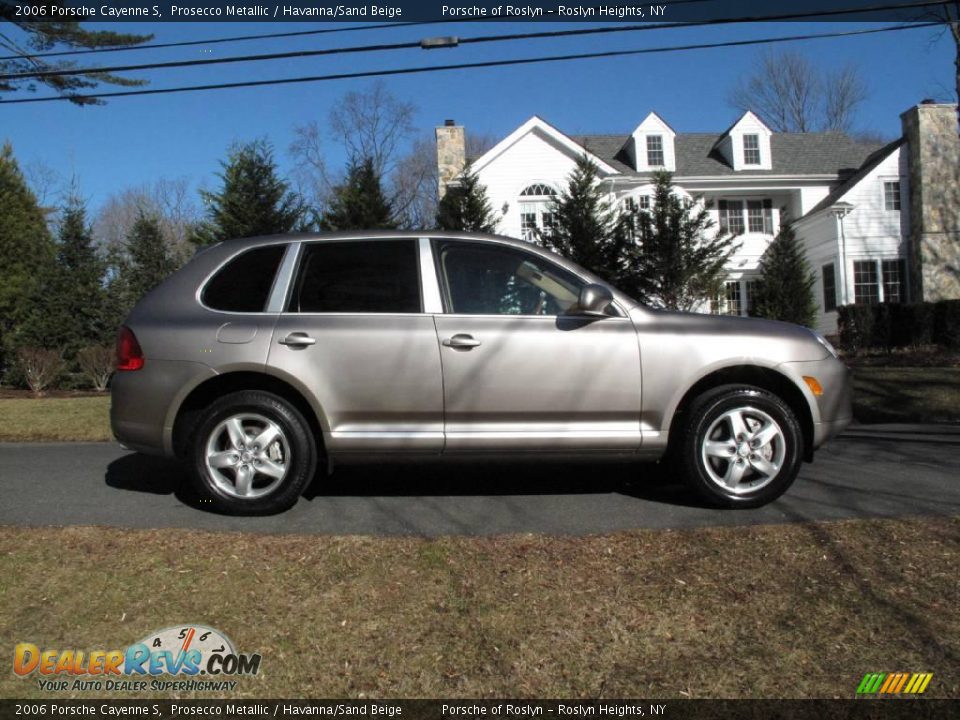 2006 Porsche Cayenne S Prosecco Metallic / Havanna/Sand Beige Photo #7