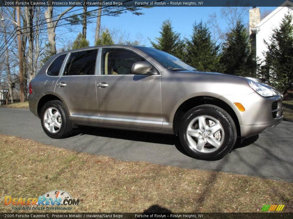 2006 Porsche Cayenne S Prosecco Metallic / Havanna/Sand Beige Photo #8