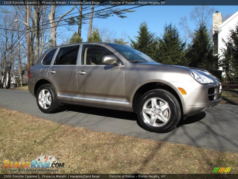 2006 Porsche Cayenne S Prosecco Metallic / Havanna/Sand Beige Photo #9