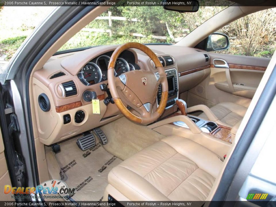 2006 Porsche Cayenne S Prosecco Metallic / Havanna/Sand Beige Photo #11