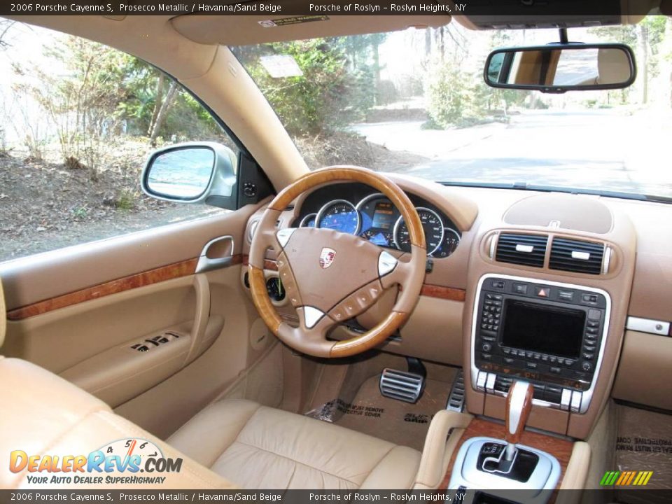 2006 Porsche Cayenne S Prosecco Metallic / Havanna/Sand Beige Photo #13