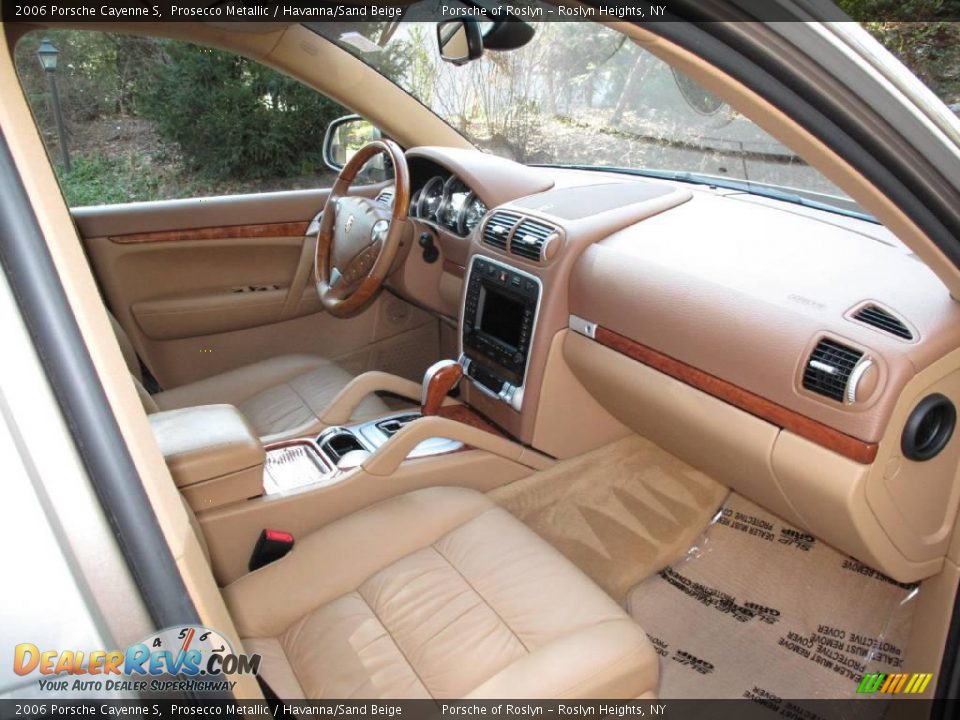 2006 Porsche Cayenne S Prosecco Metallic / Havanna/Sand Beige Photo #17