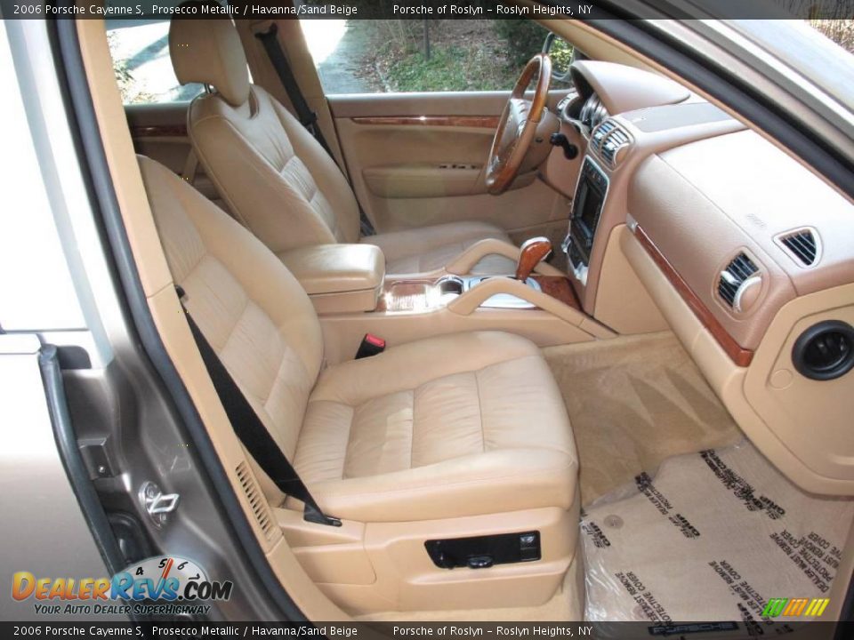 2006 Porsche Cayenne S Prosecco Metallic / Havanna/Sand Beige Photo #18