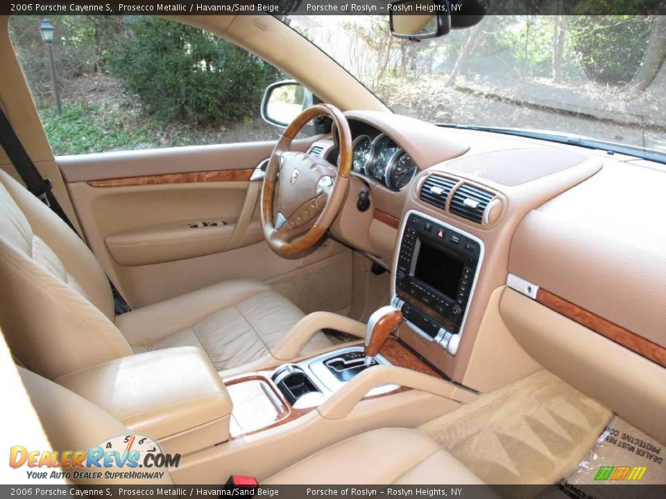 2006 Porsche Cayenne S Prosecco Metallic / Havanna/Sand Beige Photo #19