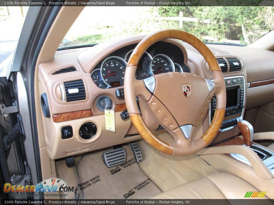 2006 Porsche Cayenne S Prosecco Metallic / Havanna/Sand Beige Photo #20