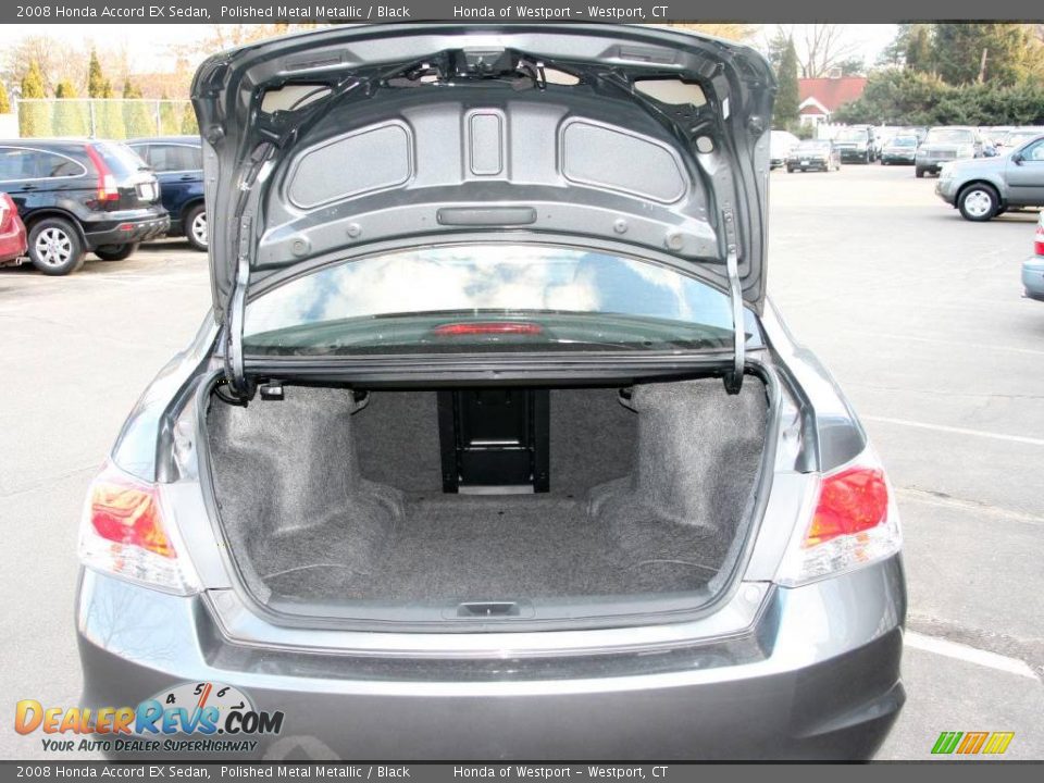 2008 Honda Accord EX Sedan Polished Metal Metallic / Black Photo #7