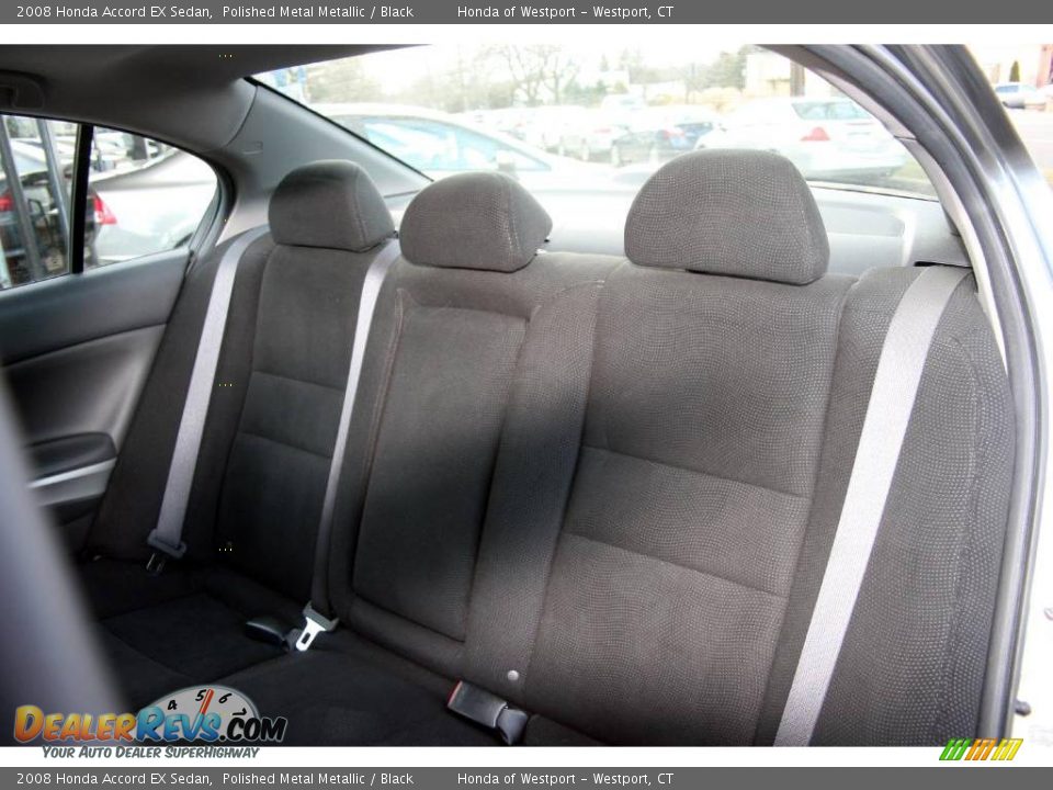 2008 Honda Accord EX Sedan Polished Metal Metallic / Black Photo #12