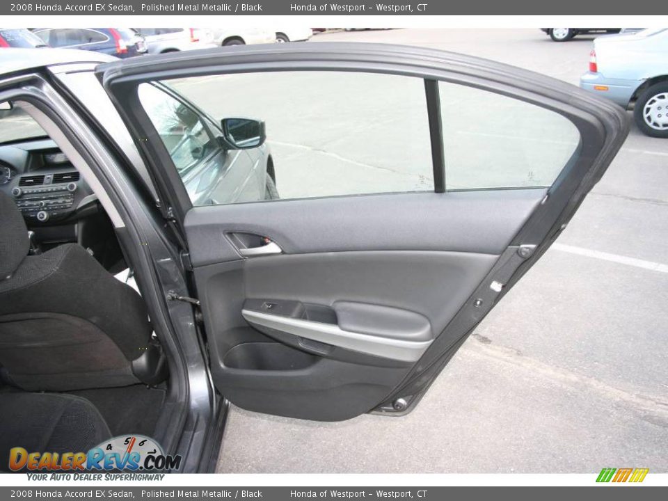 2008 Honda Accord EX Sedan Polished Metal Metallic / Black Photo #15