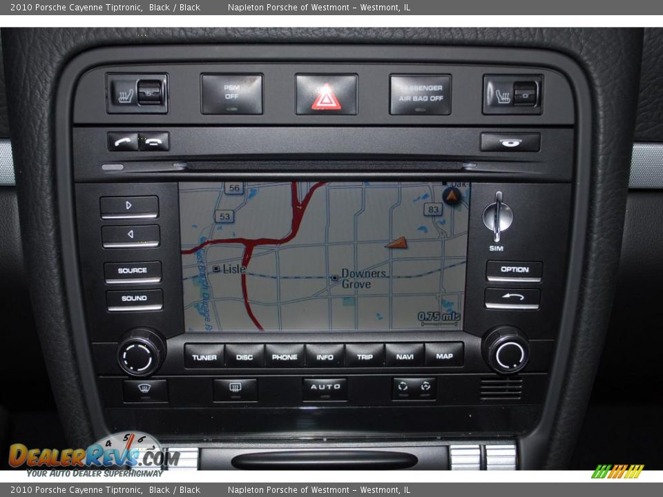 2010 Porsche Cayenne Tiptronic Black / Black Photo #12