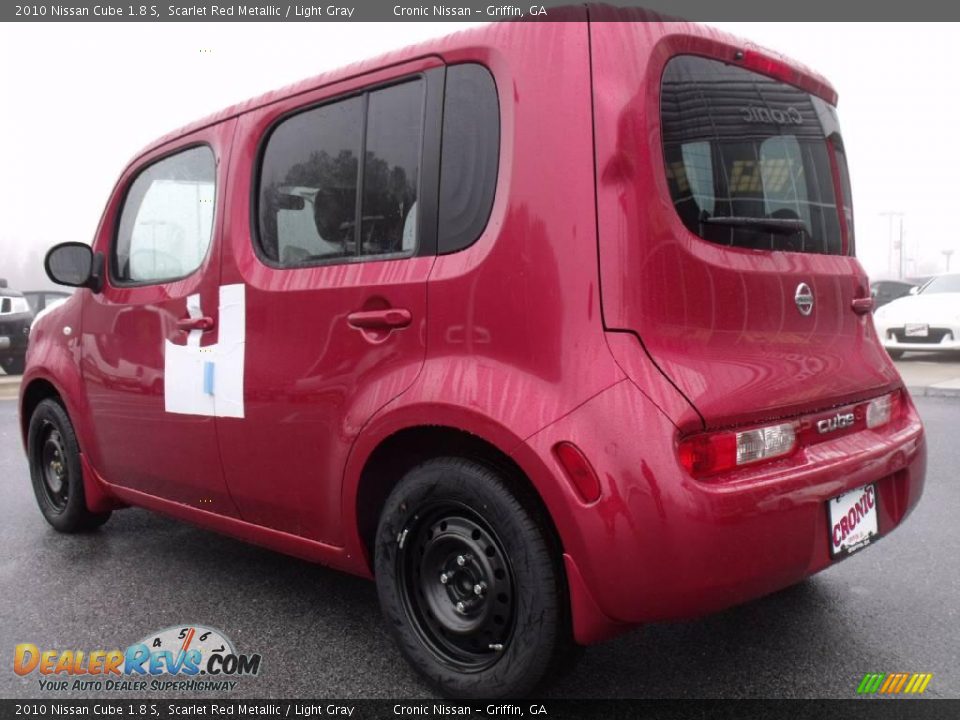 2010 Nissan Cube 1.8 S Scarlet Red Metallic / Light Gray Photo #3