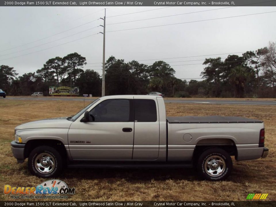 2000 Dodge Ram 1500 SLT Extended Cab Light Driftwood Satin Glow / Mist Gray Photo #2